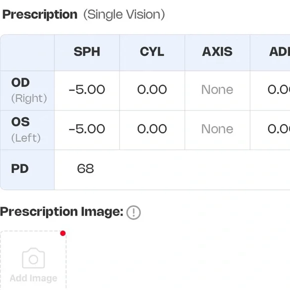 ZEELOOL Pale Pink -5.00 Prescription Large Catseye Frame Fashion Glasses - Picture 15 of 15